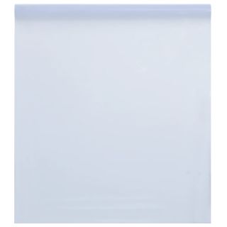 staatiline aknakile, jäätunud, läbipaistev valge, 60x1000cm PVC