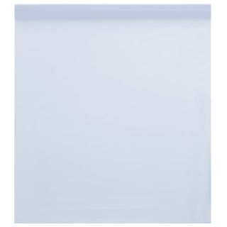 staatiline aknakile, jäätunud, läbipaistev valge, 45x2000cm PVC