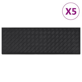 коврик для лестницы 5 шт, 25 x 75 см, резиновый
