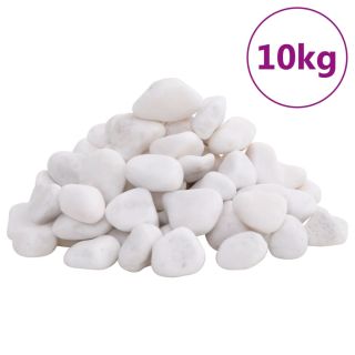 poleeritud veerkivi 10 kg, valge, 2-5 cm