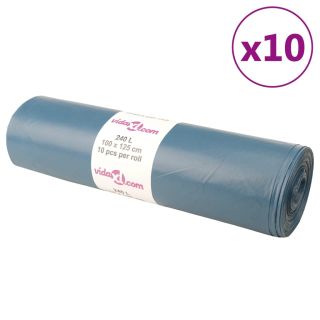 prügikotid, 100 tk, sinine, 240 l