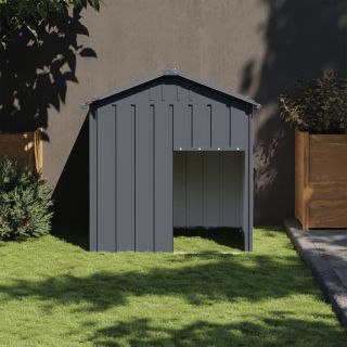 koerakuut katusega, antratsiithall, 117x103x123 cm, teras