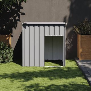 koerakuut katusega, helehall, 110x103x109 cm, teras