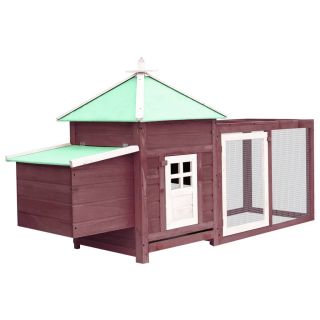 kanakuut pesakastiga, moka 190x72x102 cm, kuusepuit