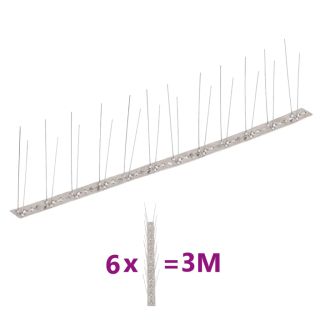 2-realine roostevabast terasest linnupiigid, 6 tk, 3 m