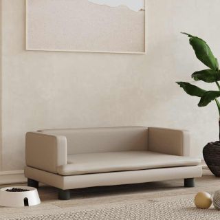 koeravoodi, cappuccino, 80 x 45 x 30 cm, kunstnahk