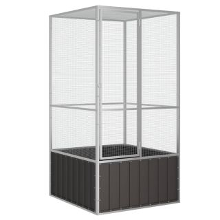 linnupuur, antratsiithall, 111x107x211,5 cm, tsingitud teras