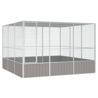 linnupuur, hall, 302,5 x 324,5 x 211,5 cm, tsingitud teras