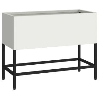 Tõstetud Aiandus Peenra 60x26x45 cm Valge Teras