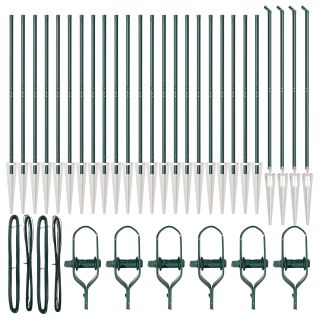 Aiapostid teravikuga 26 tk Ø32 mm 180 cm Galvaniseeritud teras