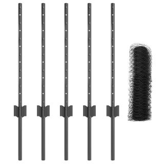 Aiapostid 5 tk U-kanal hall 60 cm teras