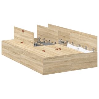 Hoiuvoodi Raam Sonoma Tamme 120x200 cm