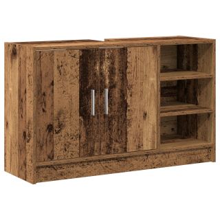 Valamu Kapp Vana Puit 90x29x55 cm Tehispuit