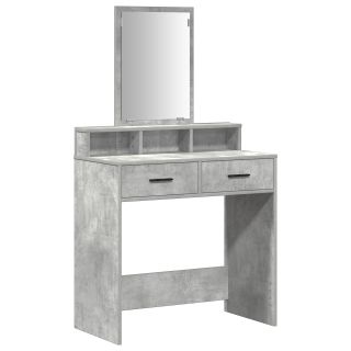 Meikimislaud Sahtlitega Betoonhall 79x41x140 cm