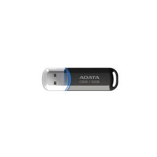 MEMORY DRIVE FLASH USB2 32GB/BLACK AC906-32G-RBK ADATA