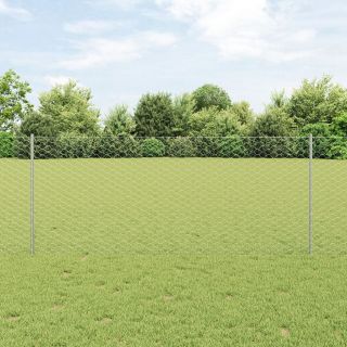 Kuusnurkne Aed 2 Tükki Galvaniseeritud teras 25 x 1 m Vastupidav