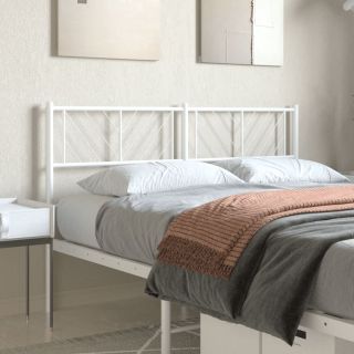 металлическое изголовье, белое, 135 см