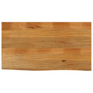 lauaplaat, naturaalse servaga, 100 x 60 x 2,5 cm, mangopuit