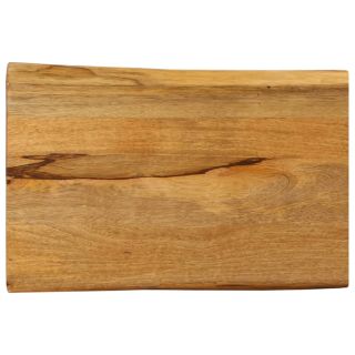 lauaplaat, 50x40x2,5 cm, naturaalsete servadega, mangopuit