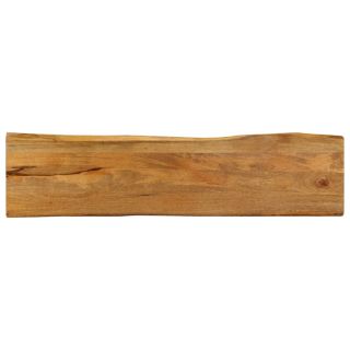 lauaplaat, 160x40x2,5 cm, naturaalsete servadega, mangopuit