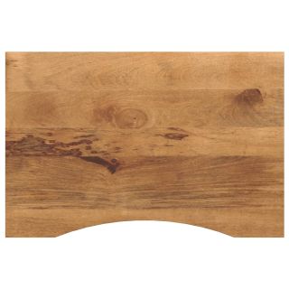 изогнутая столешница, 90 x 60 x 2,5 см, необработанное манговое дерево