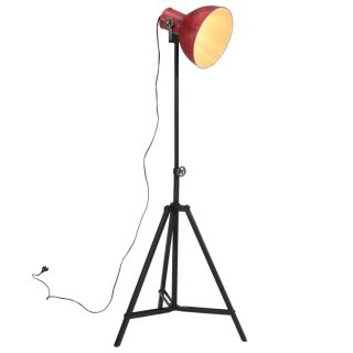 põrandalamp, 25 W, kulunud punane, 61x61x90/150 cm, E27