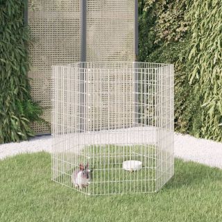 loomade aedik 6 paneeli 54x100 cm tsingitud raud