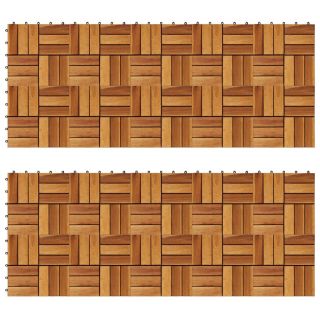 Terrassiplaadid vertikaalse mustriga 30 x 30 cm akaatsia 20 tk