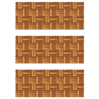 Террасная плитка с вертикальным рисунком 30 x 30 см акация 30 шт.