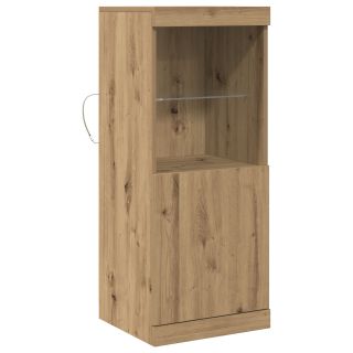 Kummuti LED-valgustusega, artisan tamme 41x37x100 cm