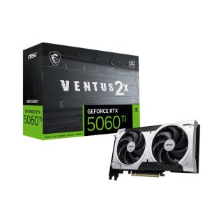 Graphics Card|MSI|NVIDIA GeForce RTX 5060 Ti|8 GB|GDDR7|128 bit|PCIE 5.0 16x|Dual Slot Fansink|1xHDMI|3xDisplayPort|5060TI8GVENTUS2XOCPL