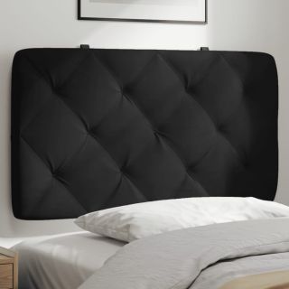 voodipeatsi padi, must, 90 cm, samet