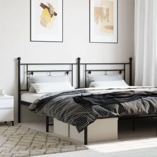 metallist voodipeats, must, 200 cm