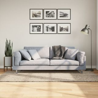 vaip ISTAN, kõrge narmaga, läikiv välimus, beež , 100x200 cm