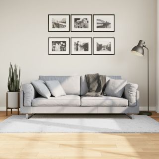 ковер OVIEDO с короткой бахромой, серый, 100 x 200 см