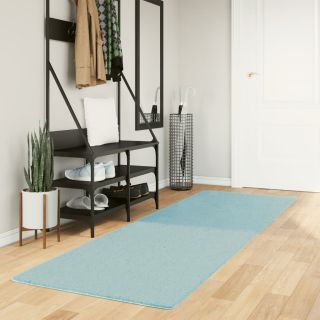 Vaip OVIEDO lühikese narmga roheline 80x250 cm