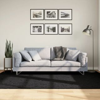 kõrge narmaga Shaggy vaip, must, 160x230cm