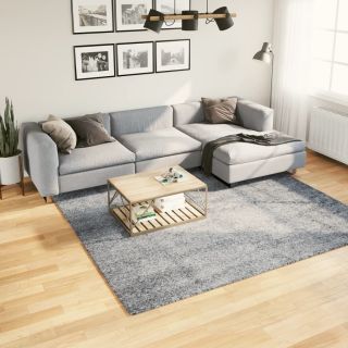 kõrge narmaga Shaggy vaip PAMPLONA, sinine 240x240 cm