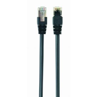 PATCH CABLE CAT5E FTP 2M/PP22-2M/BK GEMBIRD