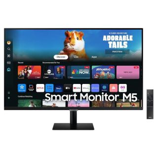 LCD Monitor|SAMSUNG|27|TV Monitor/Smart|Panel VA|1920x1080|16:9|60Hz|Matte|4 ms|Speakers|Tilt|Colour Black|LS27DM500EUXDU