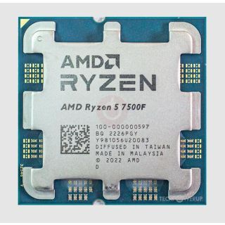 CPU|AMD|Desktop|Ryzen 5|7500F|3700 MHz|Cores 6|6MB|Socket SAM5|65 Watts|OEM|100-000000597