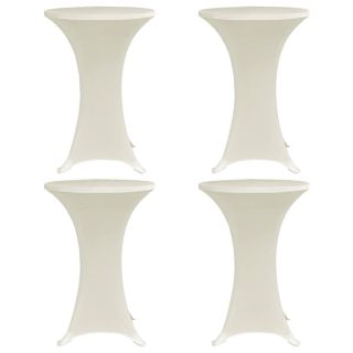 seisulauakate Ø 60 cm, kreemjasvalge, veniv, 4 tk