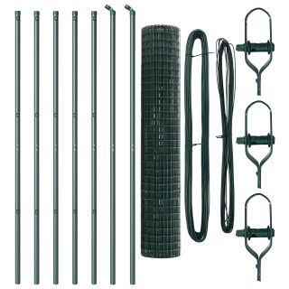 Euro Aed 7 Postiga 1.5x10 m Galvaniseeritud Teras Roheline