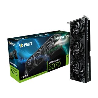 Graphics Card|PALIT|NVIDIA GeForce RTX 5070|12 GB|GDDR7|192 bit|PCIE 5.0 16x|Triple slot Fansink|1xHDMI|3xDisplayPort|NE75070019K9-GB2050S