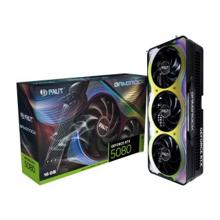 Graphics Card|PALIT|NVIDIA GeForce RTX 5080|16 GB|GDDR7|256 bit|PCIE 5.0 16x|Triple slot Fansink|1xHDMI|3xDisplayPort|NE75080019T2-GB2030G