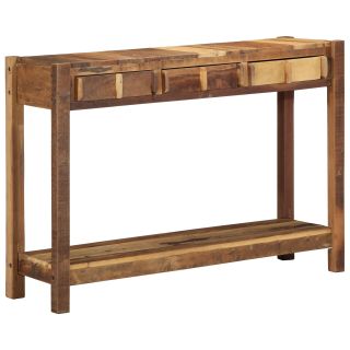 Konsoollaud 107x33x76 cm Tahke puit Taastatud
