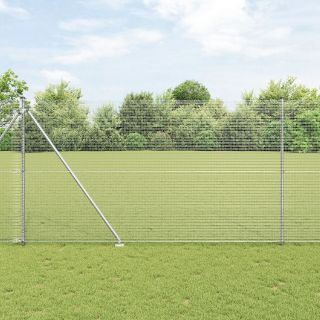 keeratud traadi aed koos 13 konksu postiga 1.5x50 m kuumtöödeldud terasest