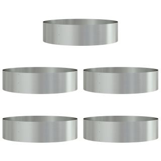 Suured Metallist Lillepotid Galvaniseeritud Metall Suur