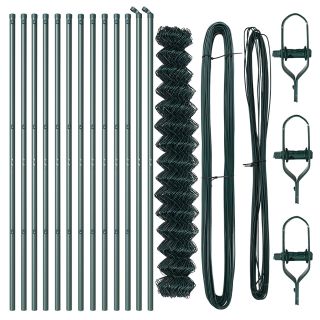 Aia Link Aed 13 Postiga 1,6x25 m Galvaniseeritud Teras Roheline