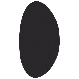 Vaip HUARTE Lühikese karvaga, pehme ja pestav must 80x150 cm